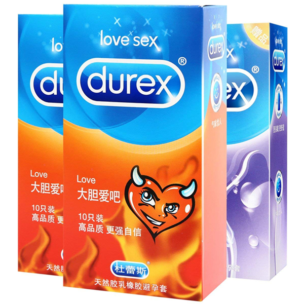 杜蕾斯避孕套love10只*2+亲昵4只