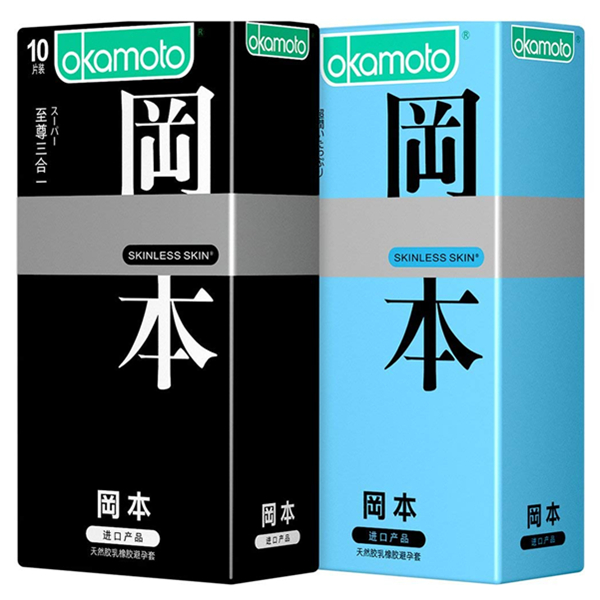 冈本避孕套skin肤感组合装20片
