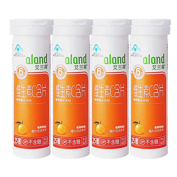 ALAND 艾兰得 VC咀嚼片 25片*4