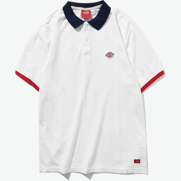 Dickies 撞色徽章貼布繡短袖POLO