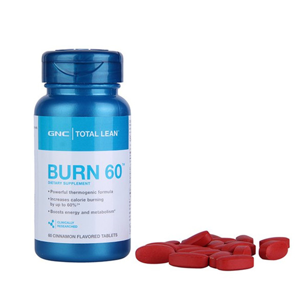 GNC健安喜科学燃脂配方片Burn60 60片*3瓶