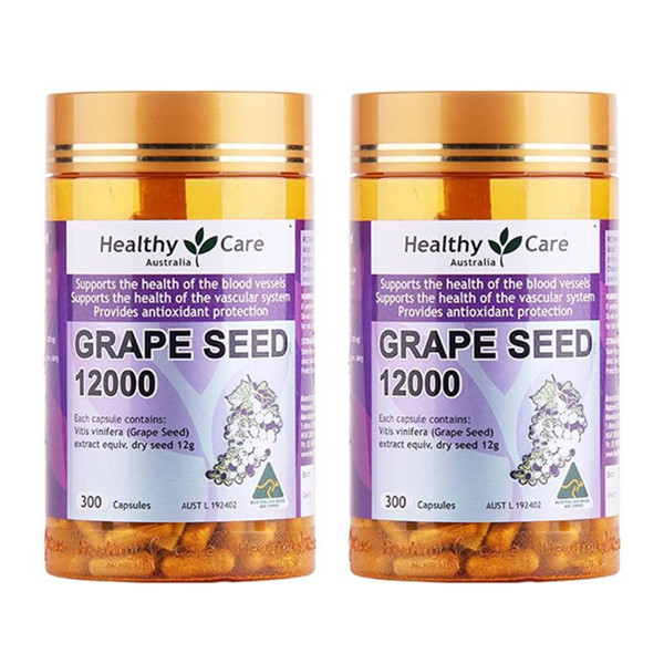 Healthy Care葡萄籽抗氧精华胶囊300粒*2瓶