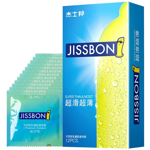 Jissbon杰士邦超滑超薄12只装避孕套