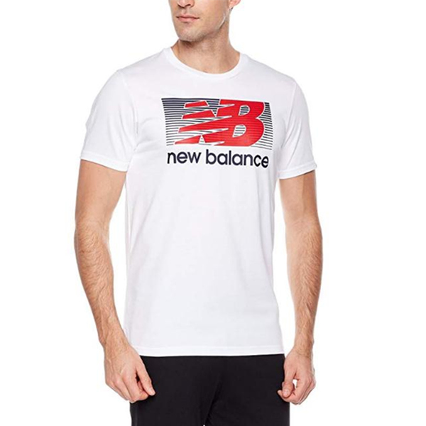 New Balance 男式 运动T恤 AMT81537