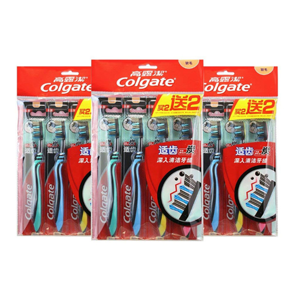 Colgate高露洁适齿炭多效牙刷×12