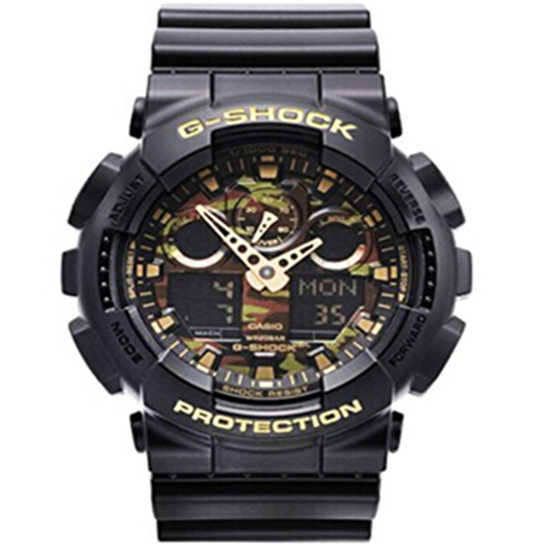 卡西欧G-SHOCK石英男士手表GA-100CF-1A9DR