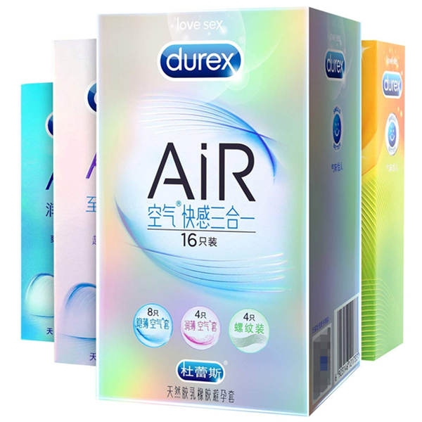 杜蕾斯避孕套AiR空气快感三合一16只装