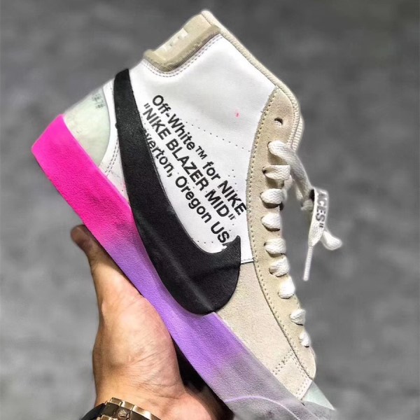 资讯：彩虹款OFF-WHITE x Blazer Mid曝光！