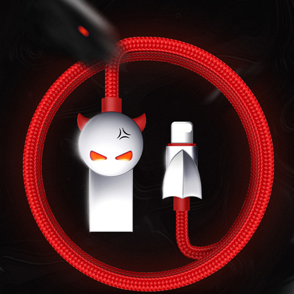 XIMU小恶魔创意数据线苹果数据线1.2米
