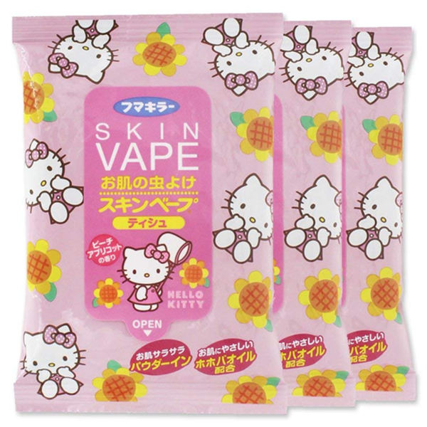 Fumakilla VAPE未来驱蚊湿巾3包
