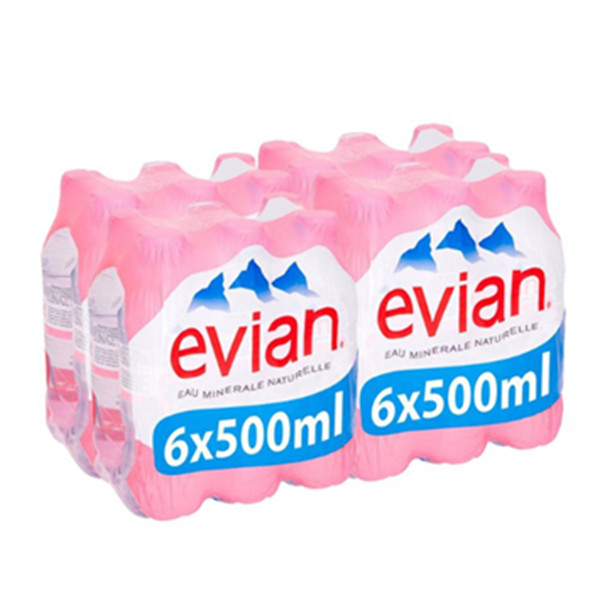 evian依云天然矿泉水500毫升24瓶