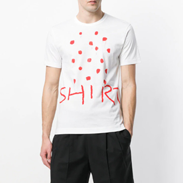 COMME DES GARÇONS SHIRT印花短袖T恤