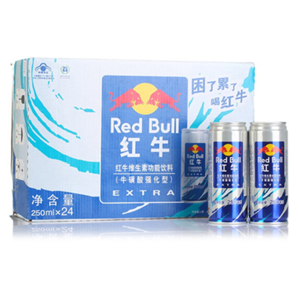 红牛牛磺酸强化型饮料250ml*24罐