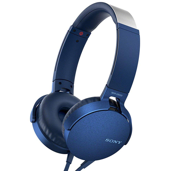 索尼MDR-XB550AP重低音立体声有线头戴式耳机
