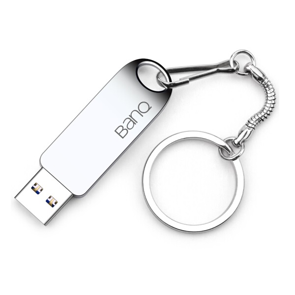 BanQ F30 128GB USB3.0 U盘 大钢环挂链版