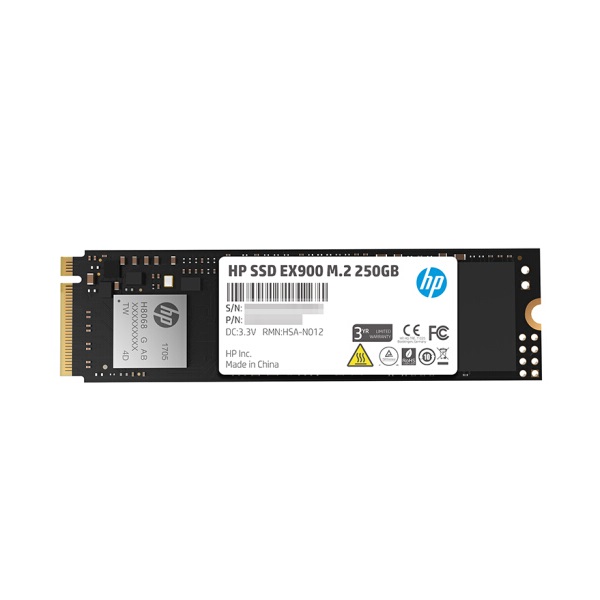 惠普 HP EX900 250G M.2 NVMe 固态硬盘