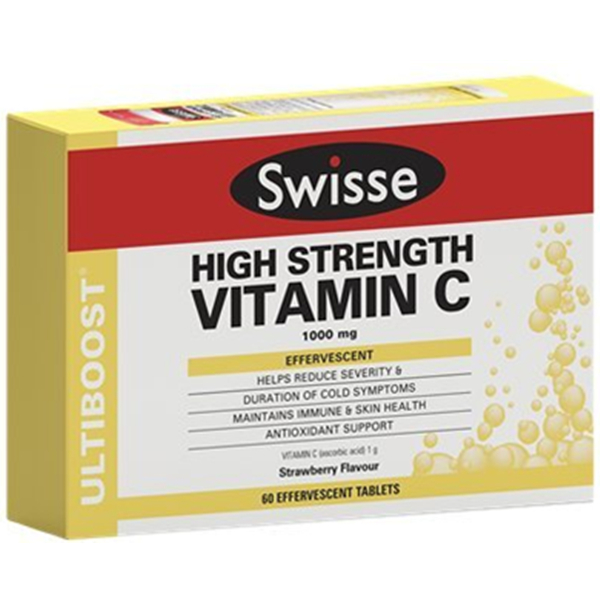 Swisse高浓度维生素C泡腾片60片