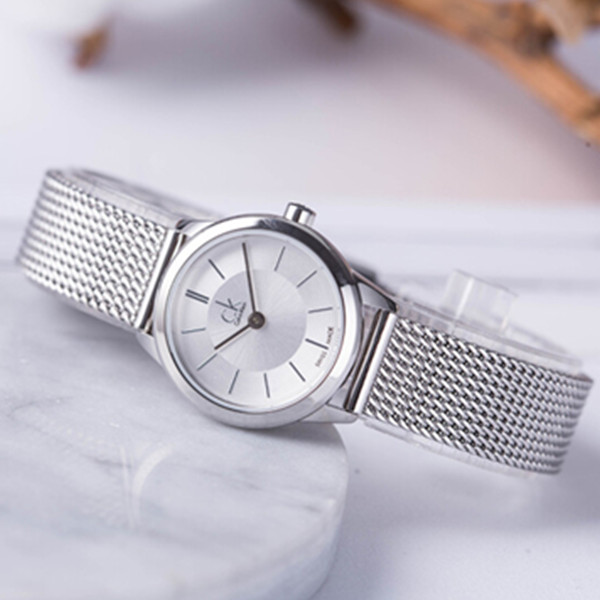 CK卡文克莱MINIMAL系列情侣表女表K3M23126