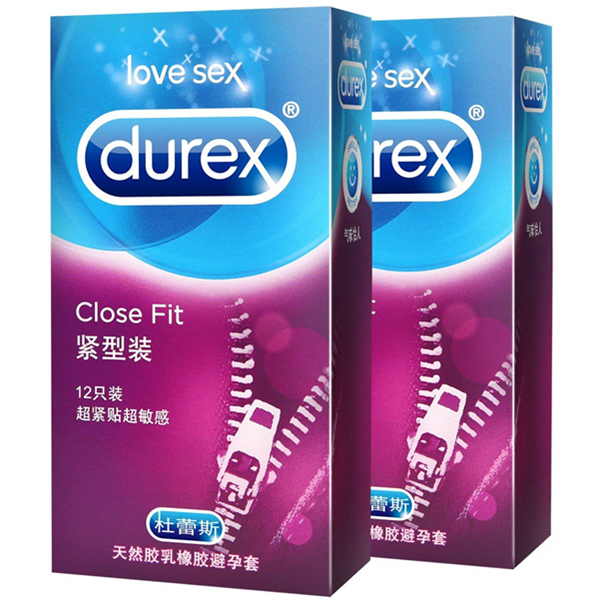 Durex杜蕾斯避孕套小号男用紧型装12只*2