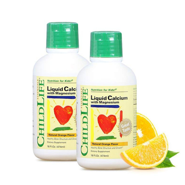 ChildLife童年时光钙镁锌成长营养液474ml*2瓶