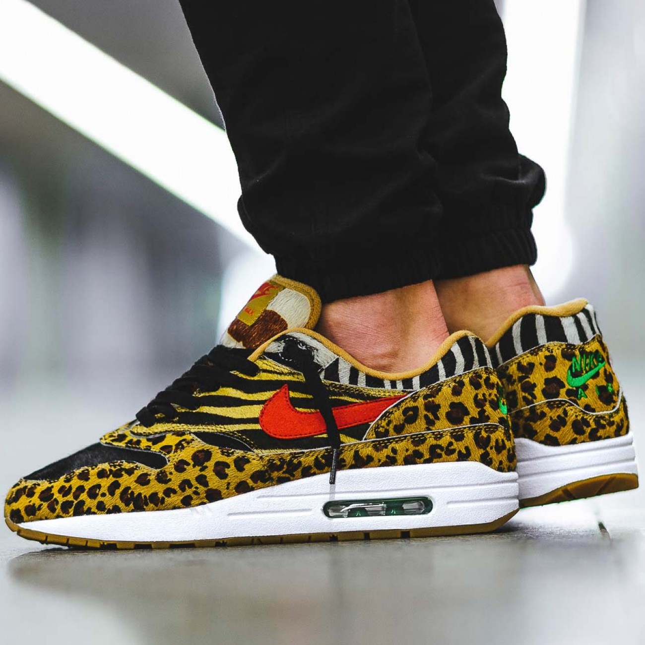 atmos豹纹！Nike Air Max 1 联名运动鞋