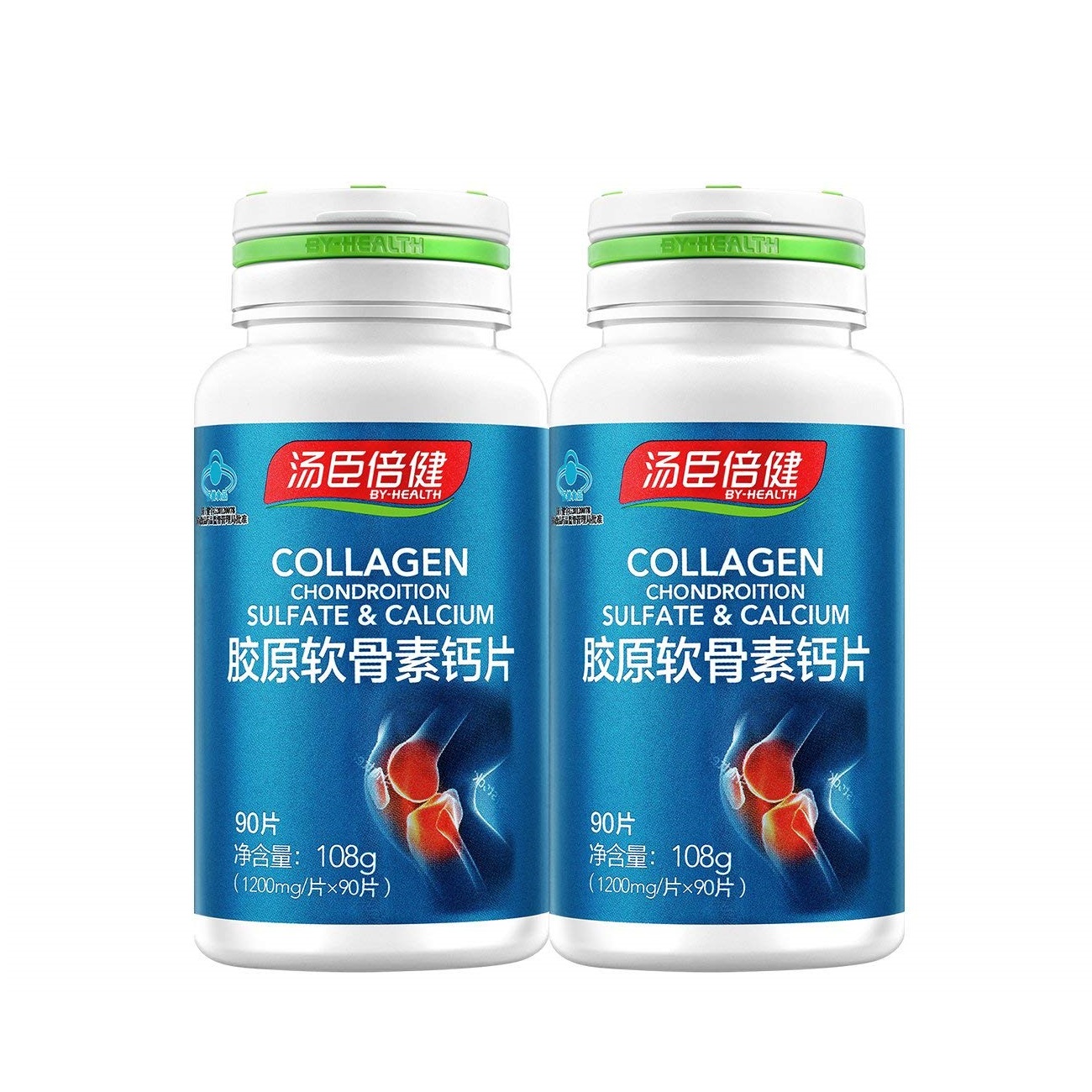 汤臣倍健 胶原软骨素钙片90片*2