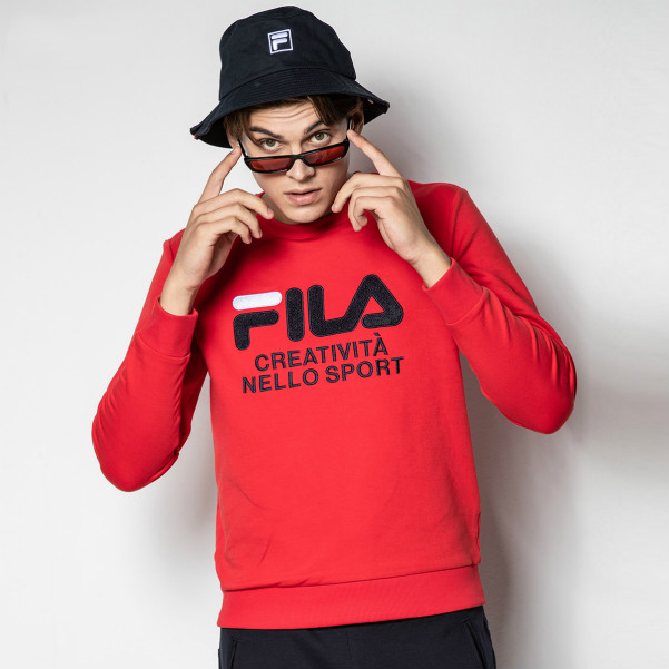 FILA 长袖套头卫衣 F11M838219F