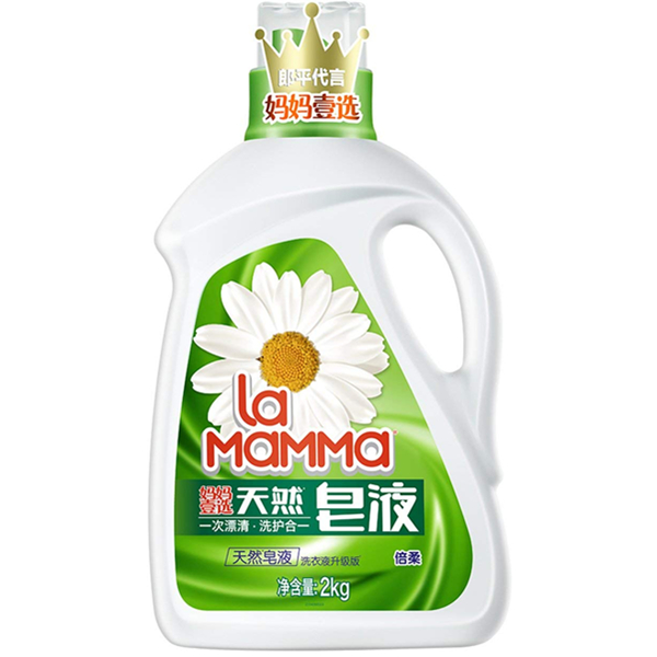 威露士妈妈壹选天然皂液洗衣液2kg