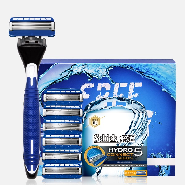 Schick 舒适 水次元全能5 剃须刀 1刀架7刀头