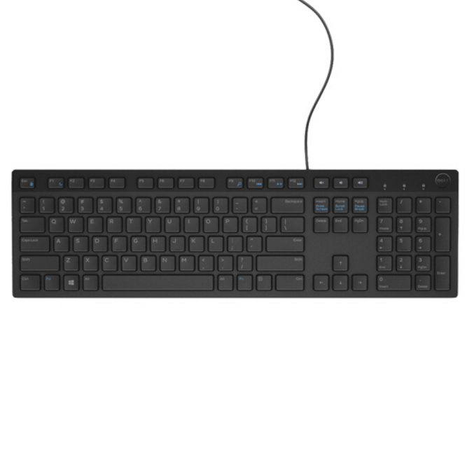 Dell/戴尔 KB216 有线薄膜键盘