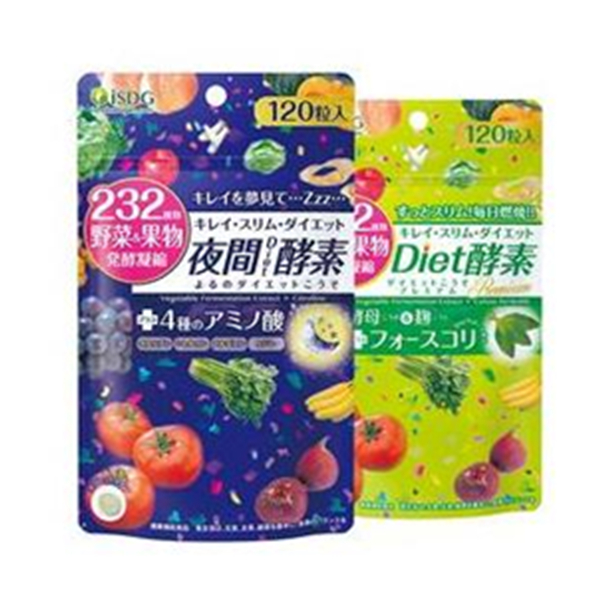ISDG 232种植物 夜间酵素 120粒*2袋