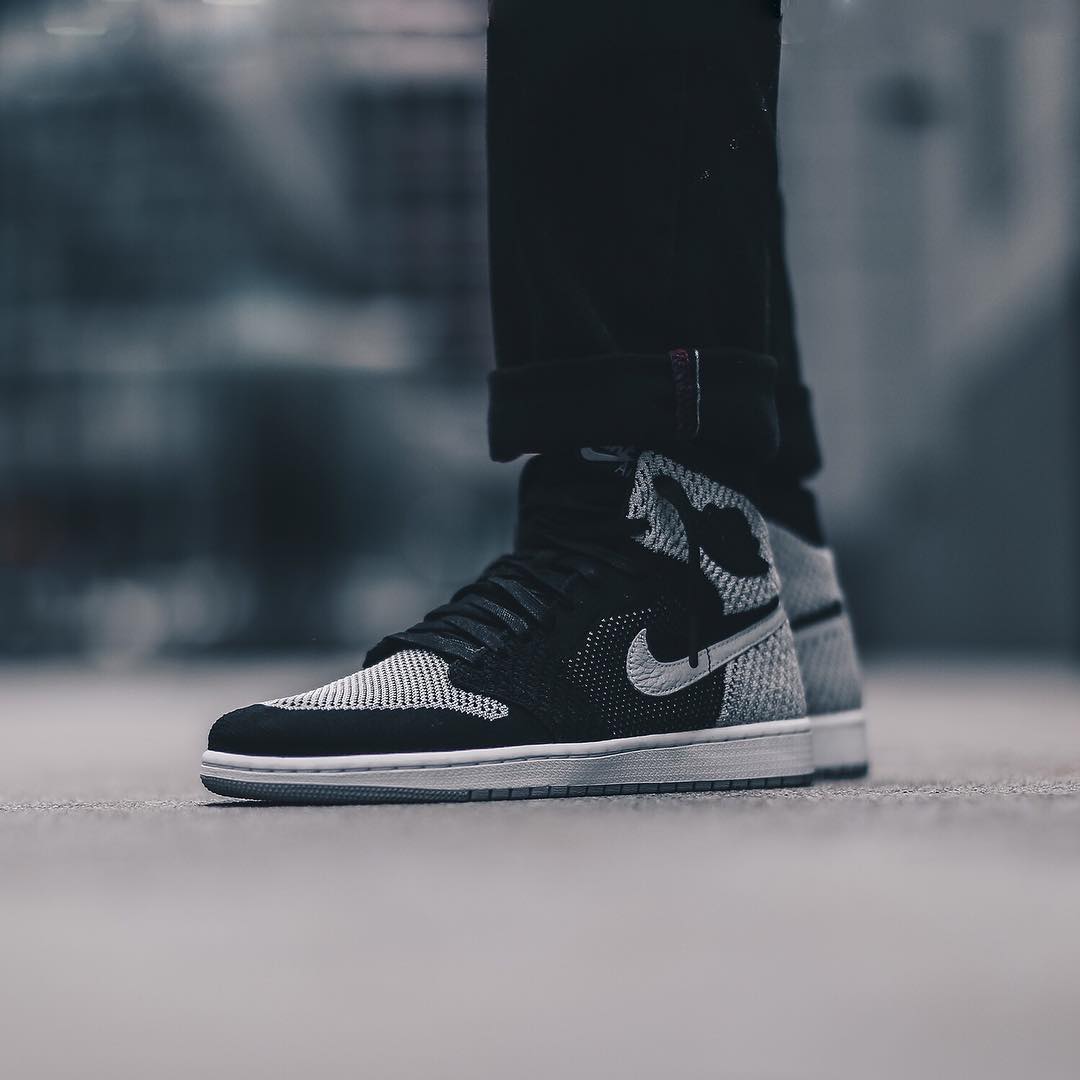 Air Jordan 1 黑灰编织