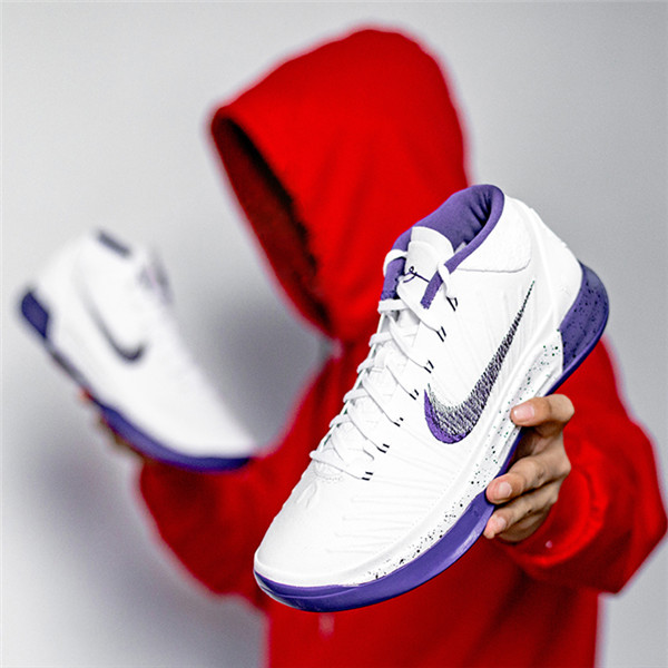 Nike Kobe A.D. Mid 白紫篮球鞋