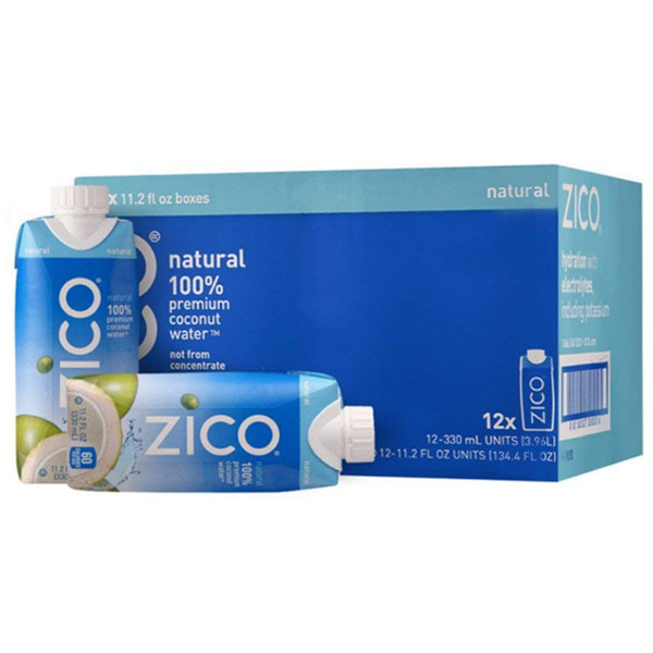 可口可乐100%天然椰子水330ml*12整箱