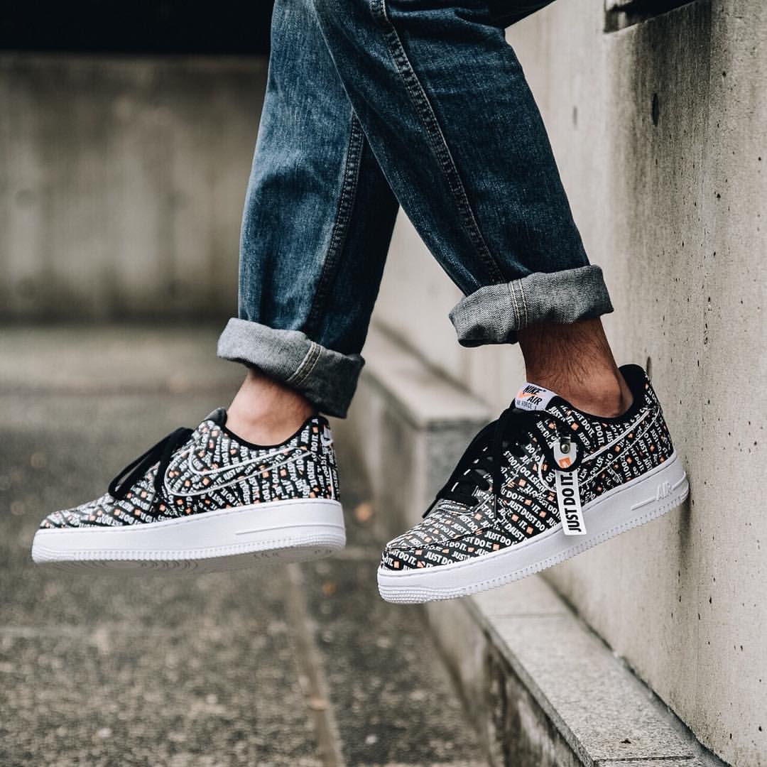 Nike Air Force 1 黑色 JDI