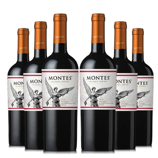Montes蒙特斯红葡萄酒750ml*6瓶