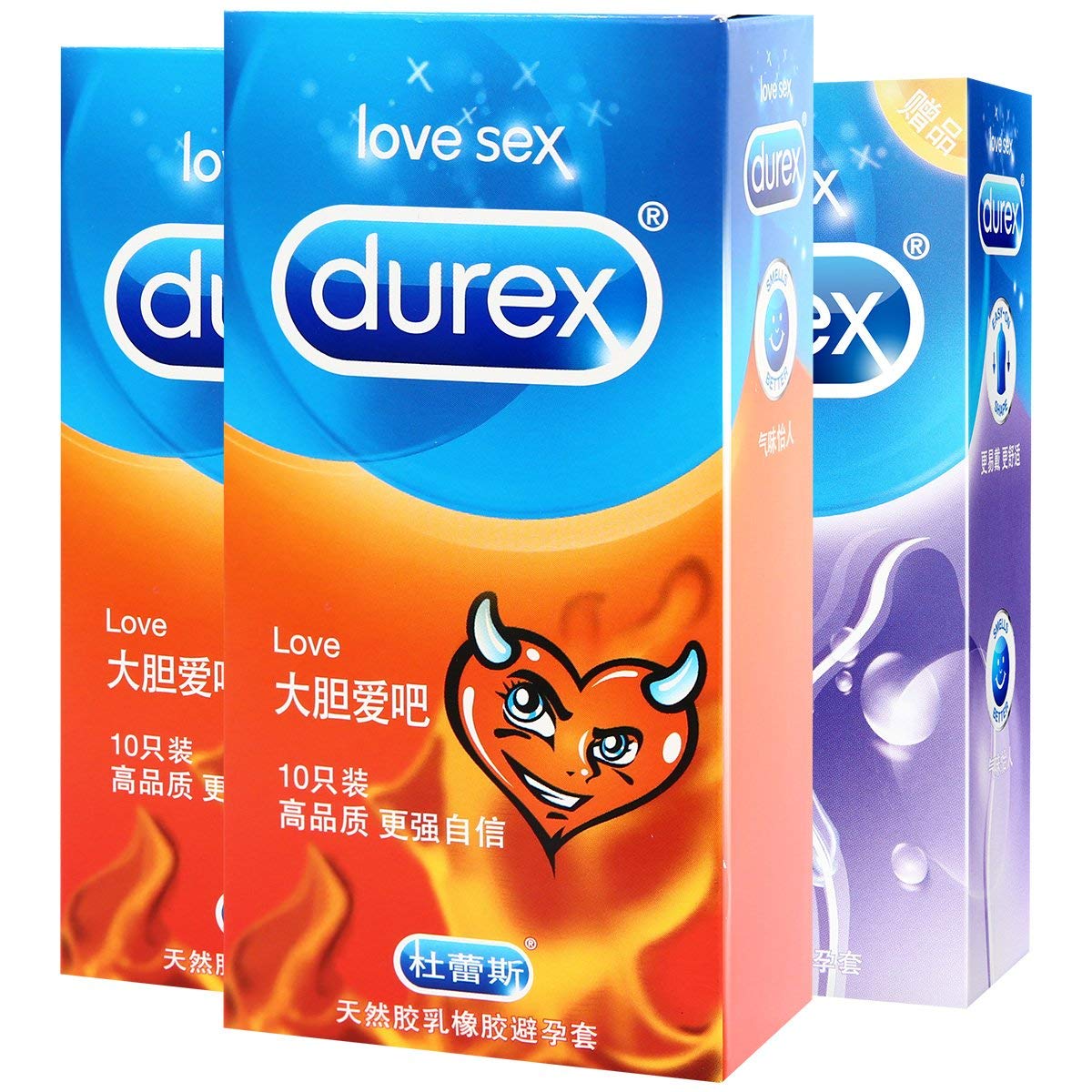 杜蕾斯 避孕套 love10只*2+亲昵4只