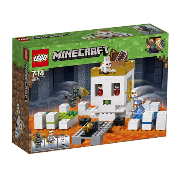 乐高新品Minecraft我的世界骷髅头竞技场21145