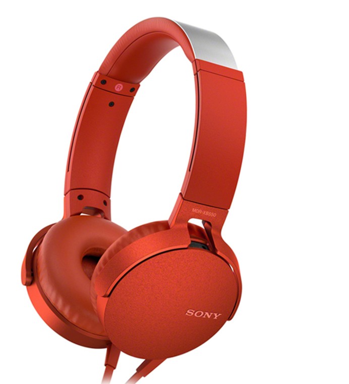 Sony/索尼 MDR-XB550AP 头戴式有线耳机 默认配色