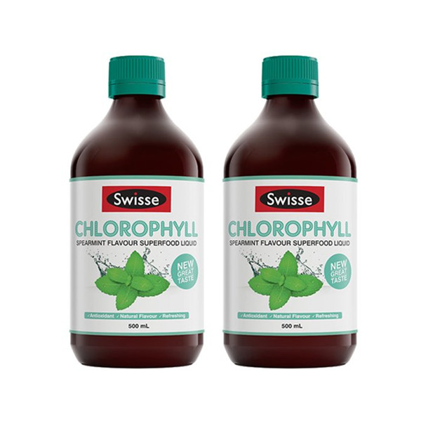 Swisse叶绿素液薄荷味500ml*2瓶