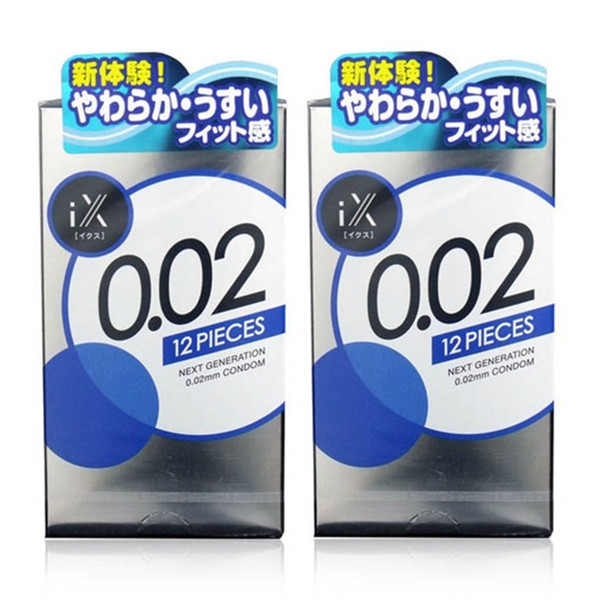 JEX 002非乳胶超薄0.02毫米避孕套12只*4盒装