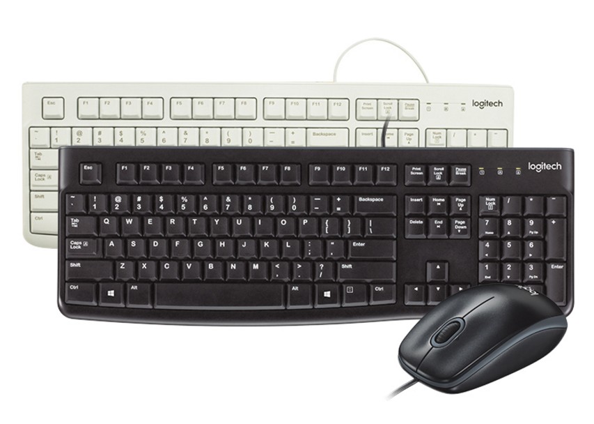 罗技（Logitech）MK120有线键盘鼠标套装 默认配色