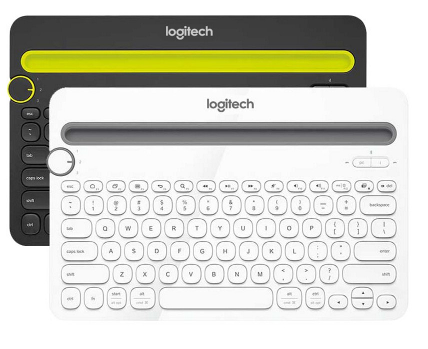 Logitech/罗技 K480 无线蓝牙薄膜键盘 默认配色