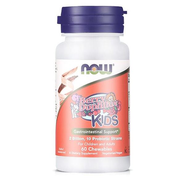 NOW Foods 诺奥 木糖醇益生菌咀嚼片 60粒