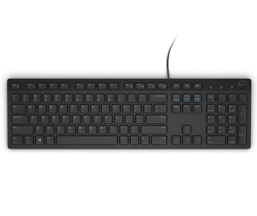 Dell/戴尔 KB216 有线薄膜键盘