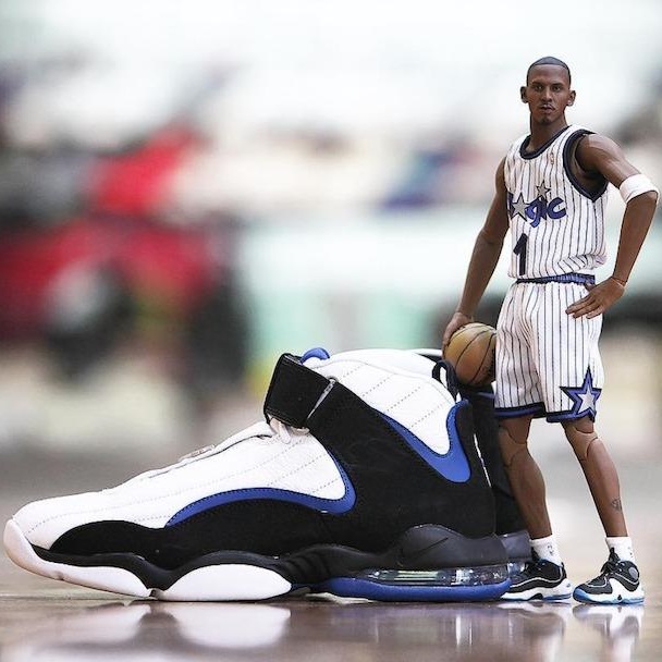 Nike Air Penny 4 白黑蓝