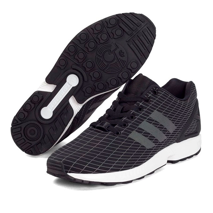 adidas Originals ZX Flux 黑白/线条