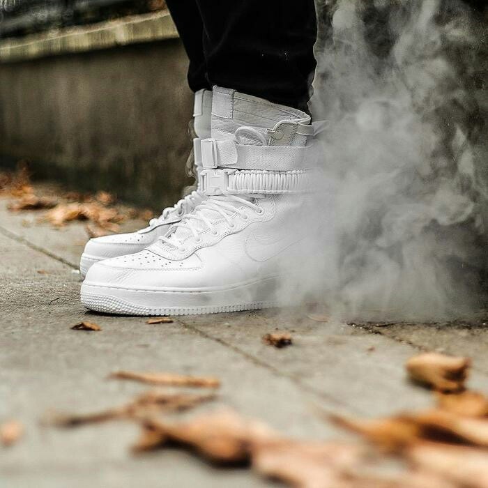 Nike SF-Air Force 1 全白 High