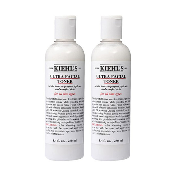 Kiehl's科颜氏高保湿精华爽肤水250毫升*2瓶