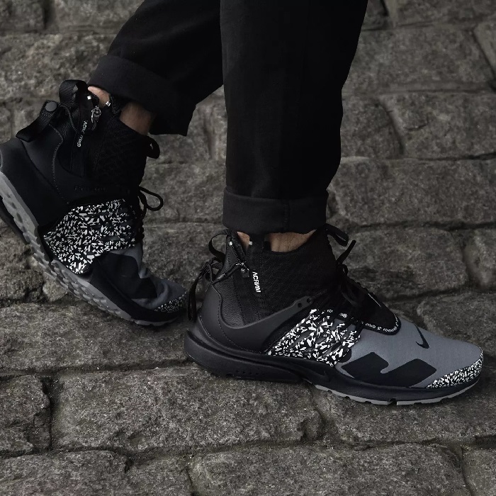 Nike Air Presto 黑白Acronym联名